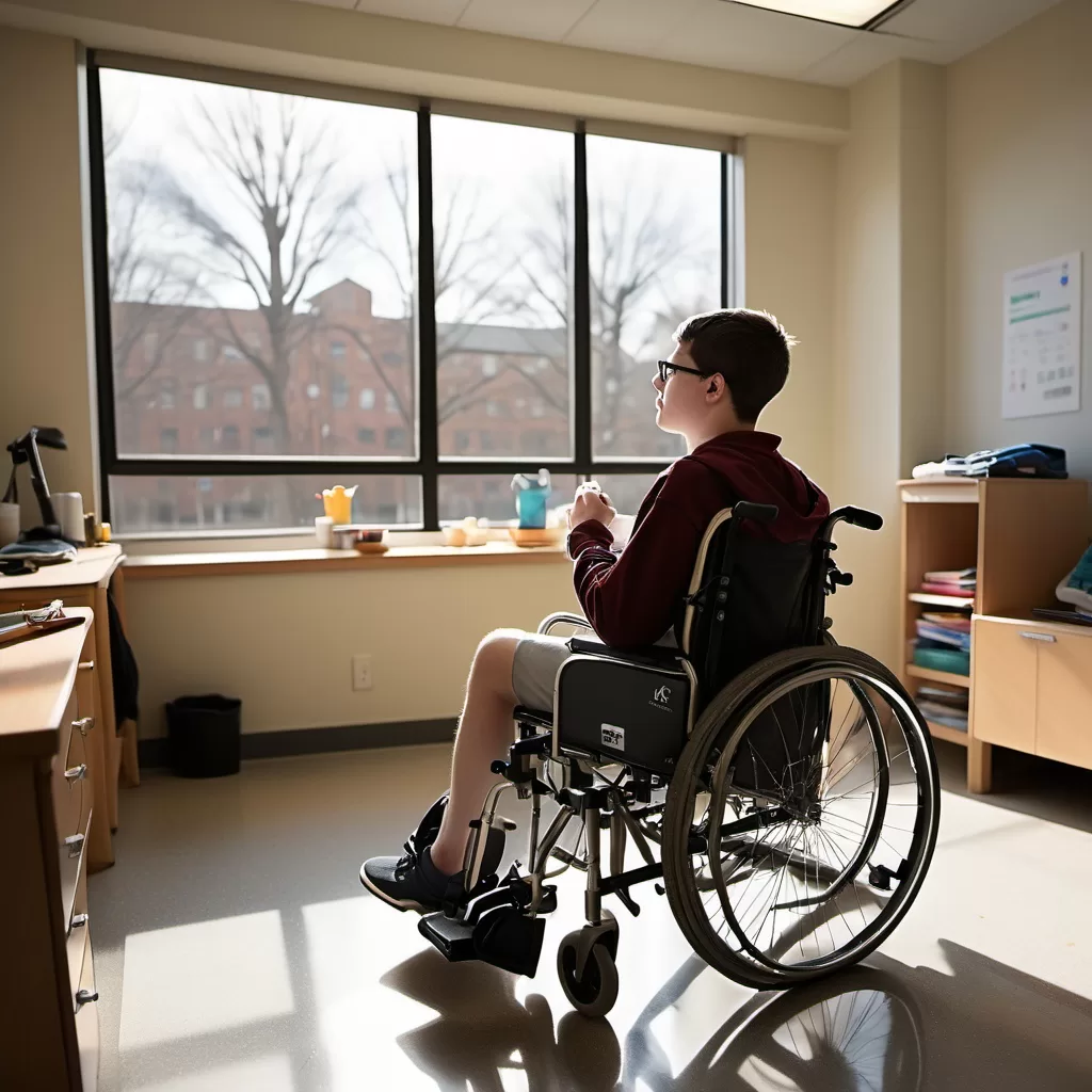Wheelchair users at University